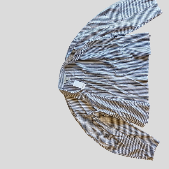 Nine West Navy and White Striped Shirt - Picture 8 of 15